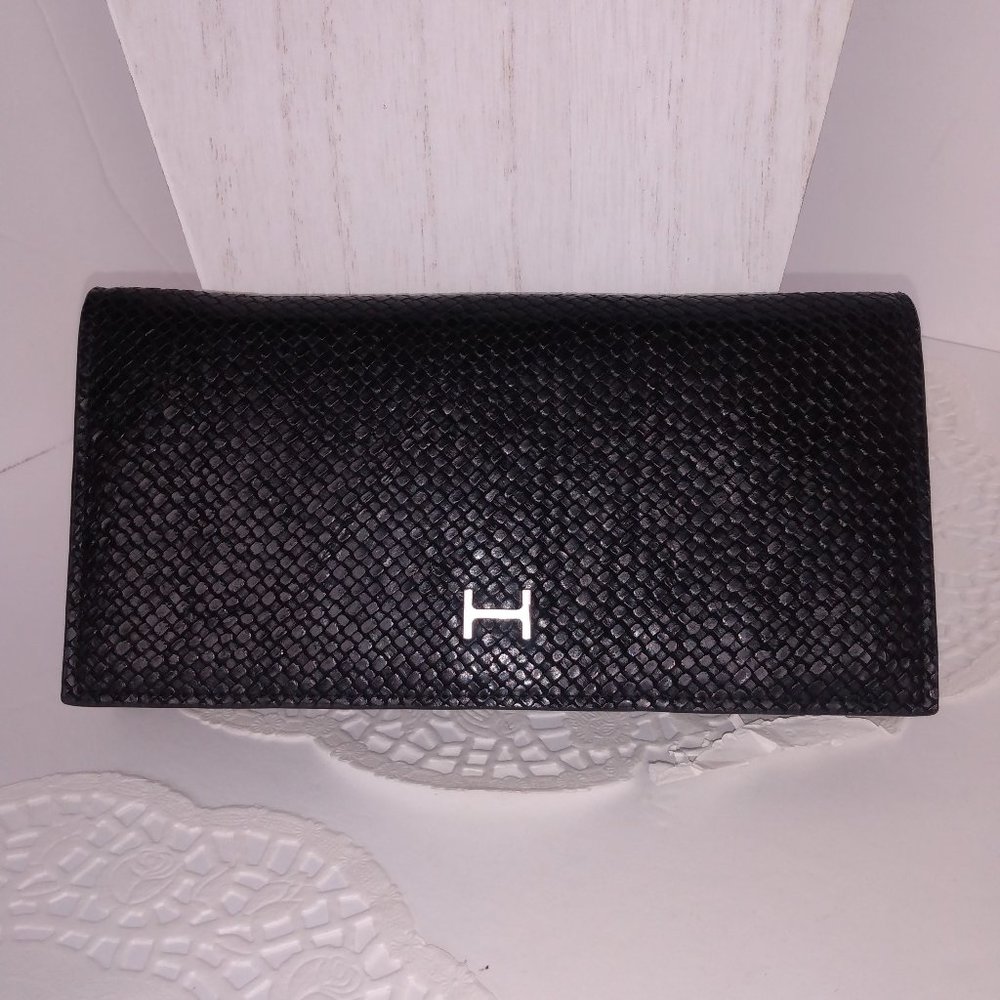 H by Halston Black Wallet - Picture 1 of 4